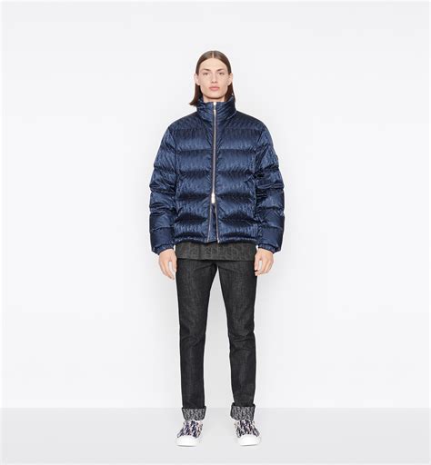 christian dior jacket blue|Dior oblique down jacket.